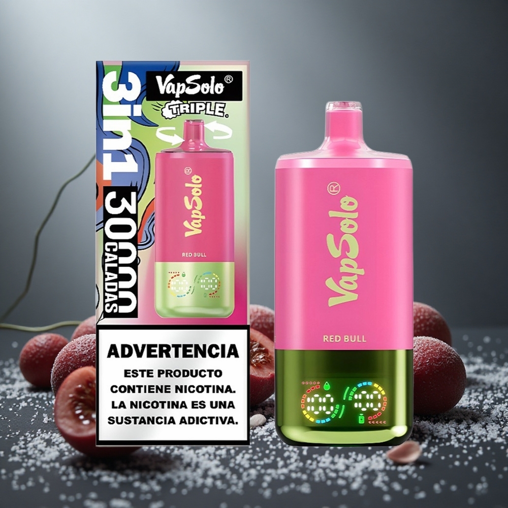VapSolo Triple 30000 パフ 40ml レッドブル