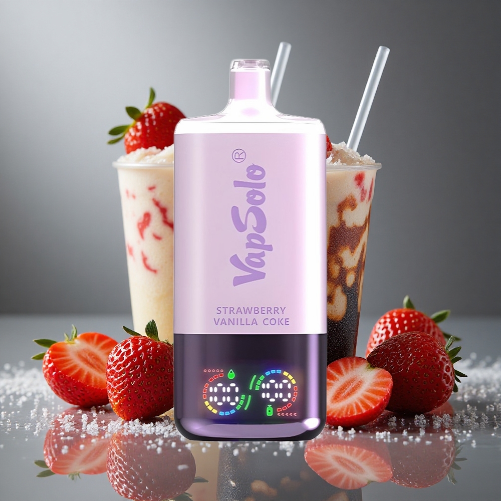 VapSolo Triple 30000 パフ ストロベリーバニラコーク 40ml 20/50mg/ml ニコチン