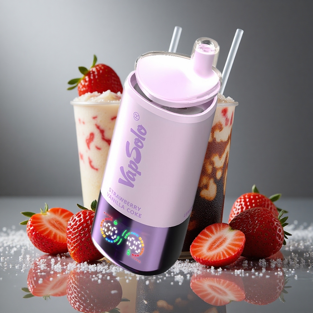 VapSolo Triple 30000 パフ ストロベリーバニラコーク 40ml 20/50mg/ml ニコチン