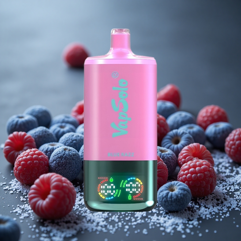VapSolo Triple 30000 パフ ブルーレズ 40ml 20/50mg/ml ニコチン