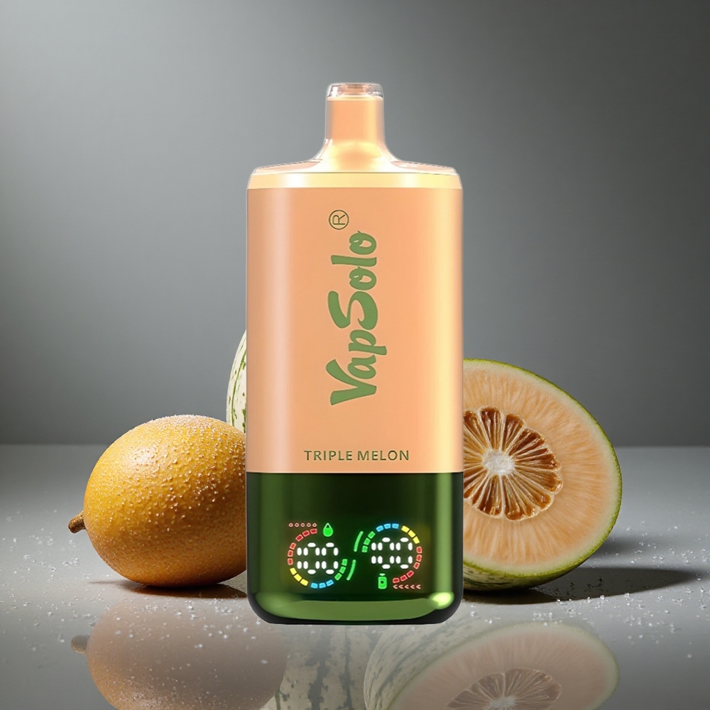 VapSolo Triple 30000 パフス トリプルメロン 40ml 20/50mg/ml ニコチン
