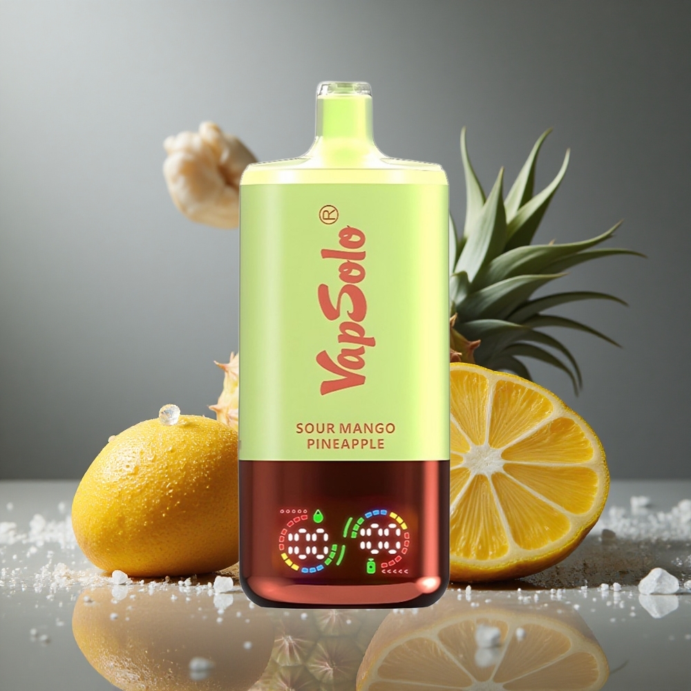 VapSolo Triple 30000パフ サワーマンゴーパイナップル 40ml タイプC