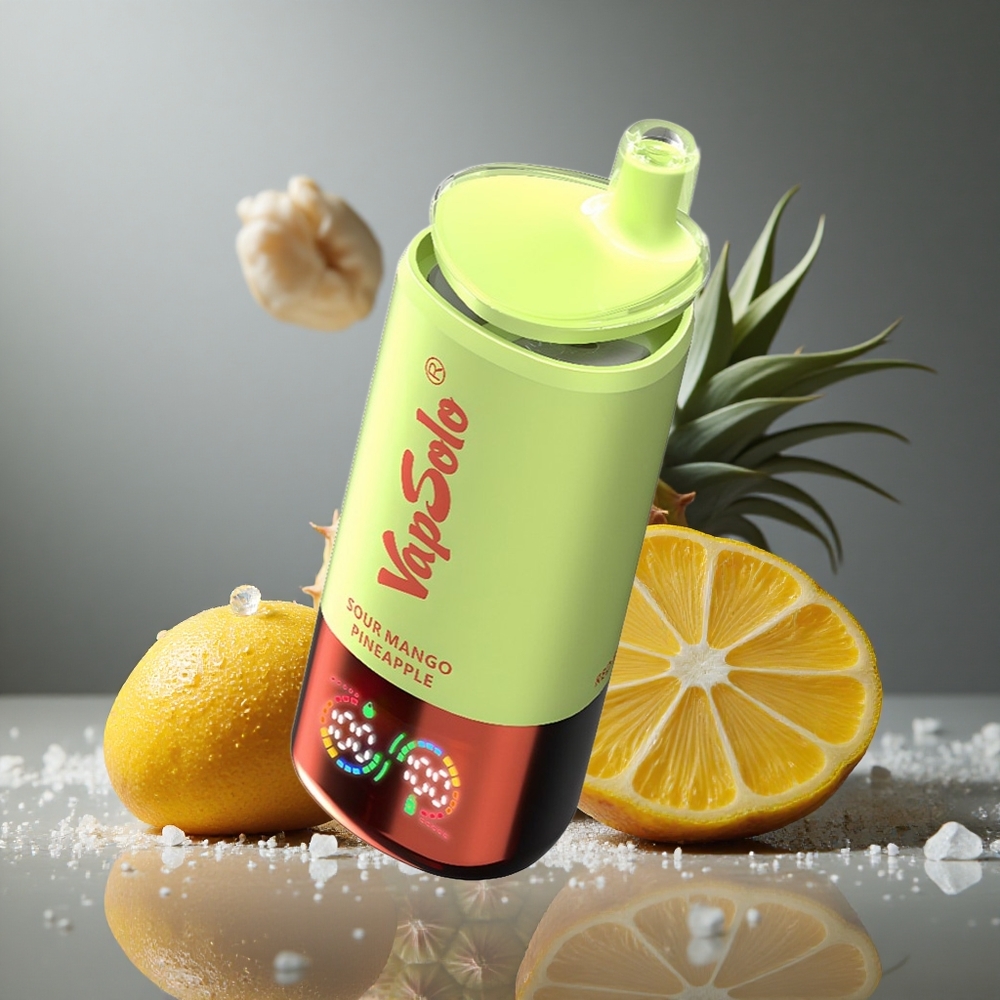 VapSolo Triple 30000パフ サワーマンゴーパイナップル 40ml タイプC