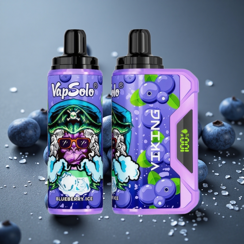 VapSolo VIKING 12000パフ ブルーベリー 22ml タイプC
