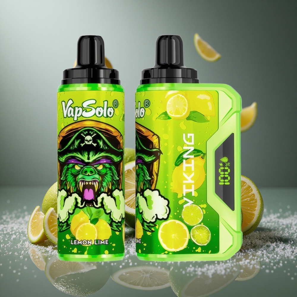 VapSolo VIKING 12000パフ レモンライム 22ml タイプ-C
