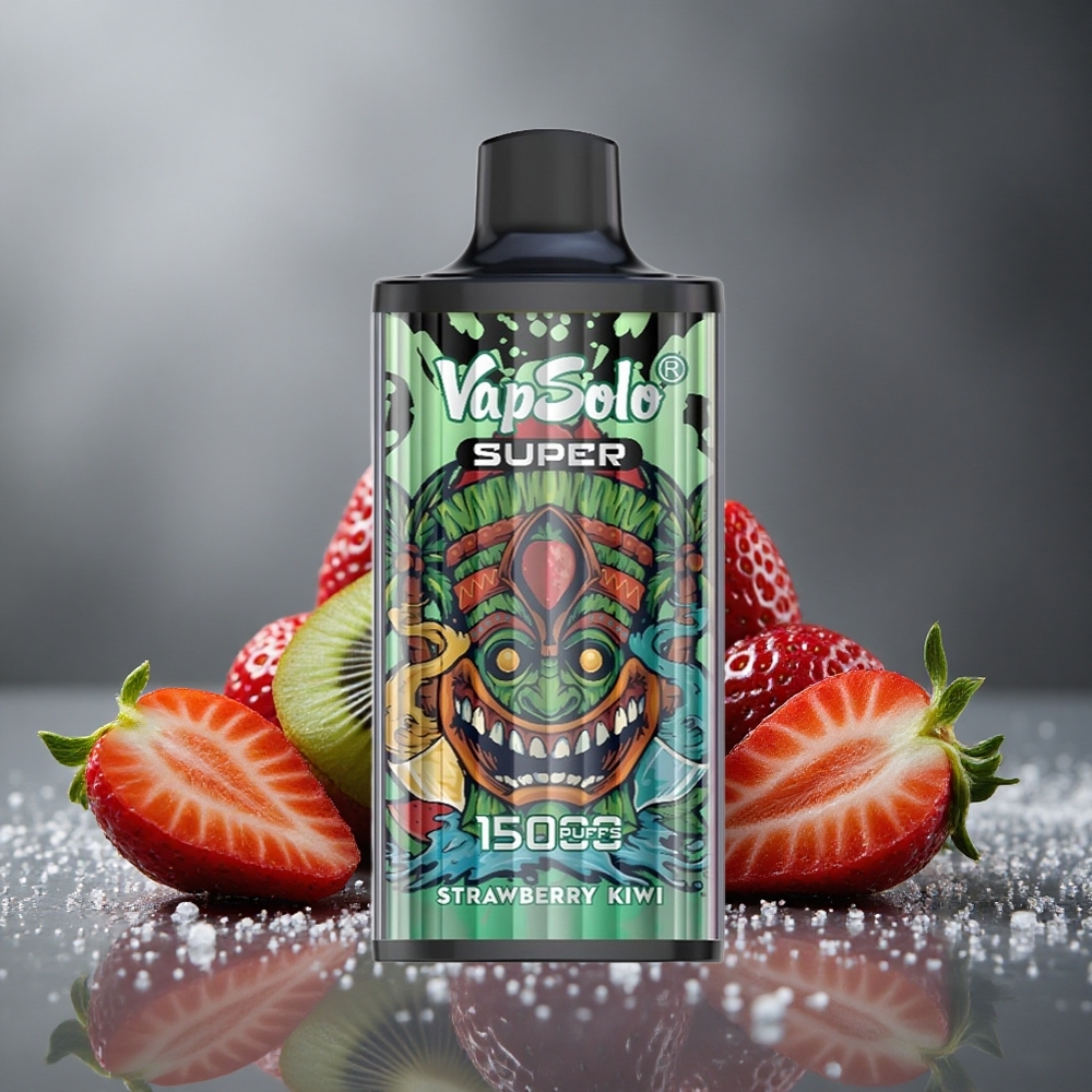 Vapsolo Super 15000パフ イチゴキウイ 40ml 850mah