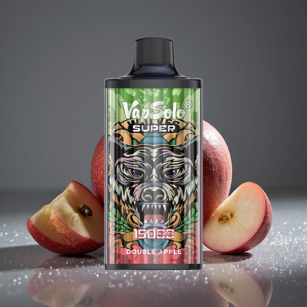 Vapsolo Super 15000パフ ダブルアップル 40ml 850mAh