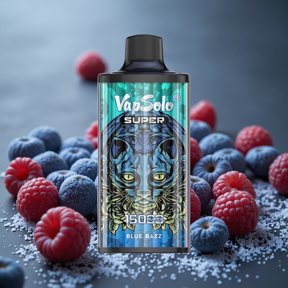 Vapsolo Super 15000パフ ブルーラズ 40ml 850mAh