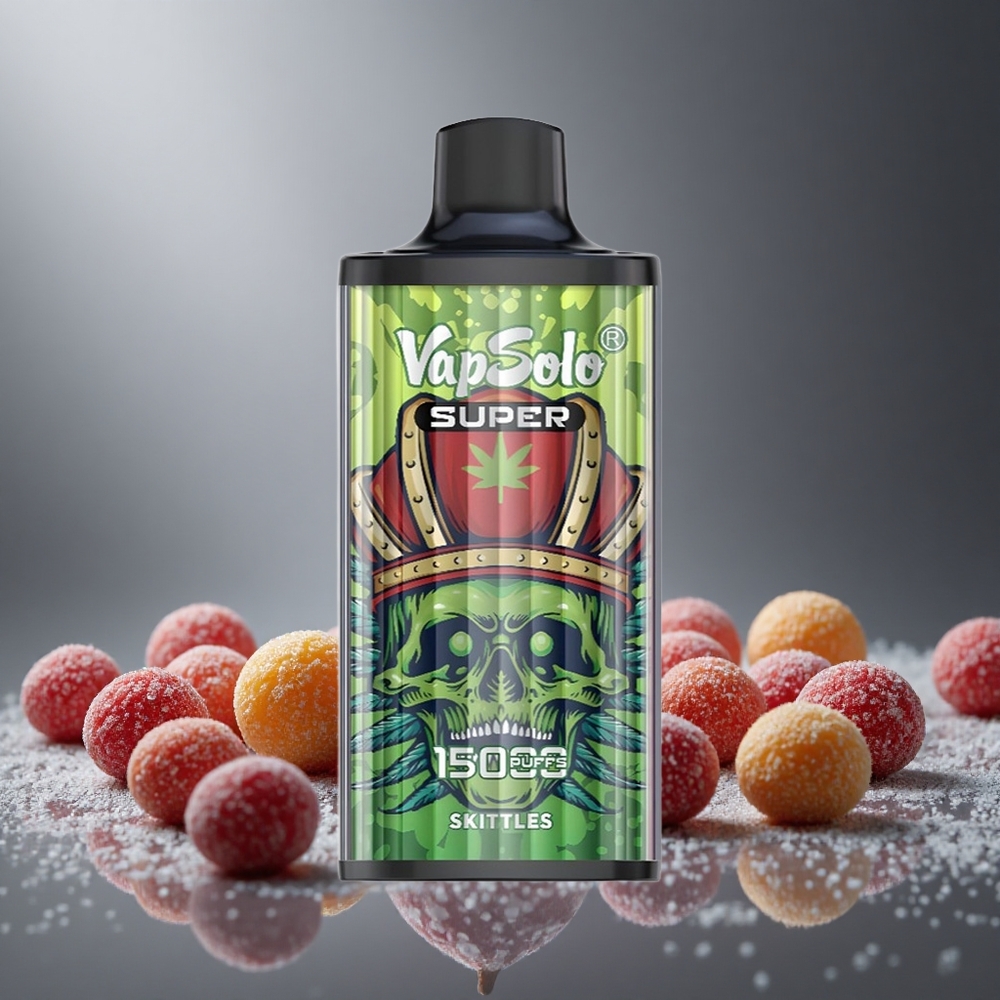 Vapsolo Super 15000パフス スキットルズ 40ml 850mAh
