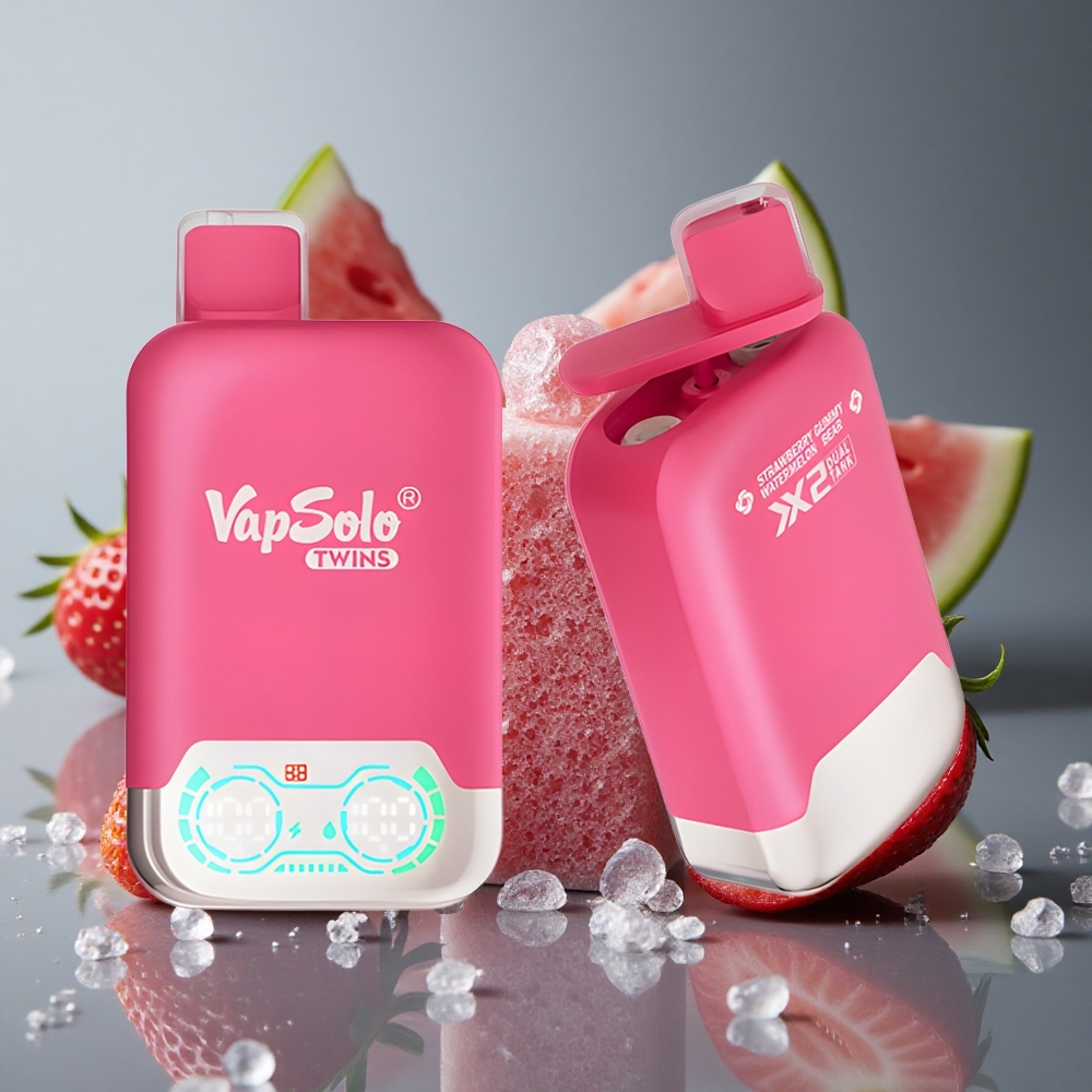 Vapsolo Twins 20000パフ イチゴスイカ＆グミベア 40ml 2タンク