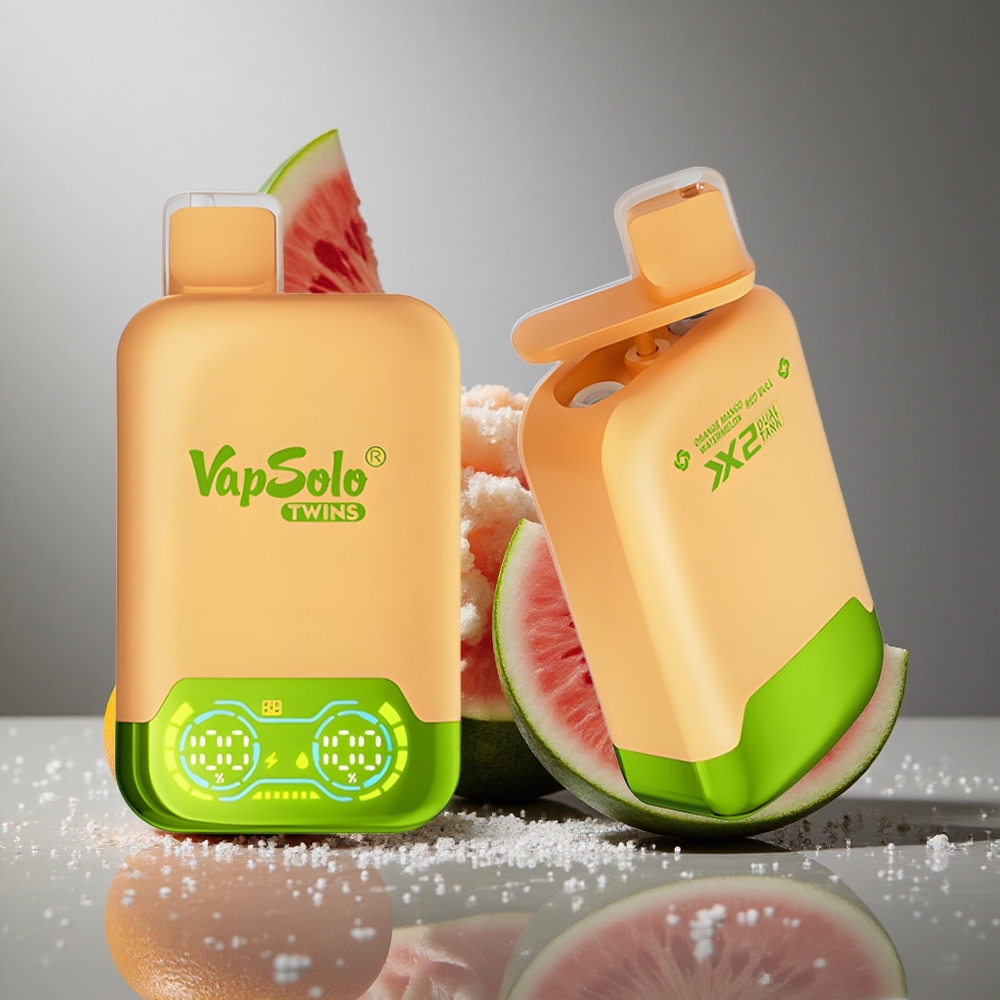 Vapsolo Twins 20000パフ オレンジマンゴーウォーターメロン＆レッドブル 40ml 2タンク