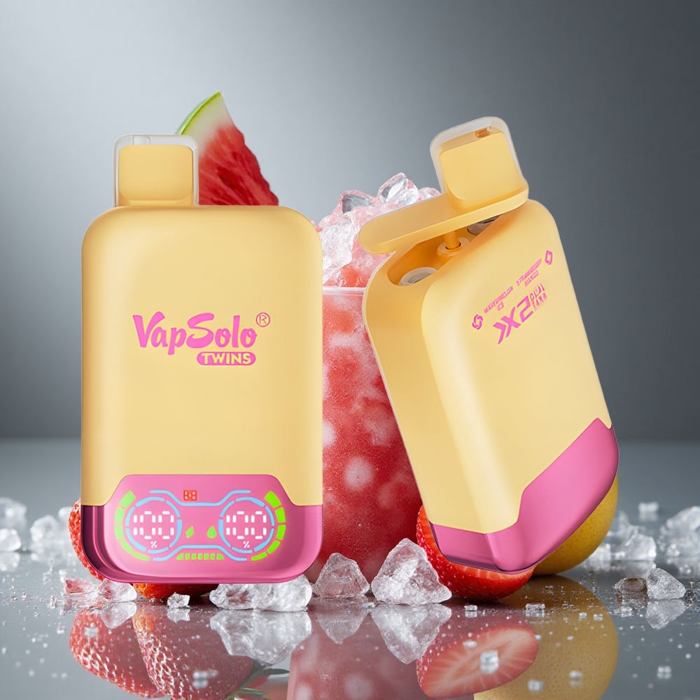Vapsolo Twins 20000パフ スイカアイス＆ストロベリーマンゴー 40ml 2タンク