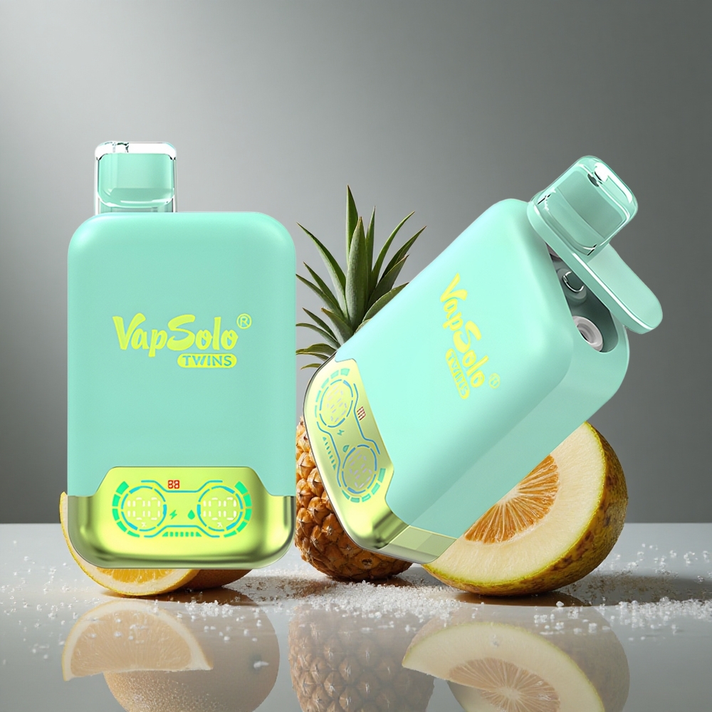 Vapsolo Twins 20000パフ トリプルメロン  パイナップルココナツ 40ml 20/50mg/ml ニコチン