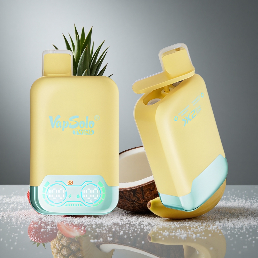 Vapsolo Twins 20000パフ パイナップルココナツ  ストロベリーバナナ 40ml 2タンク