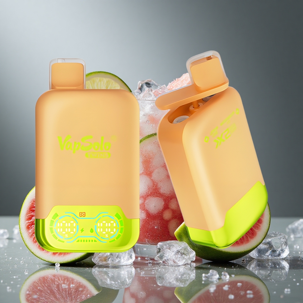 Vapsolo Twins 20000パフ レモンライム＆ウォーターメロンアイス 40ml/2タンク