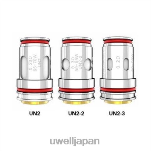UWELL CROWN V コイル | 4個パック | UWELL Vape Disposable un2 メッシュ 0.23Ω J0X2T67