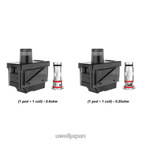 UWELL HAVOK V1 コイルポッドセット 1ポッド+1コイル | UWELL ベイプ 0.25オーム J0X2T274