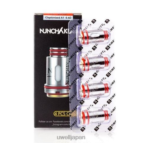 UWELL NUNCHAKU コイル (4 パック) | UWELL Japan 0.25オーム J0X2T261