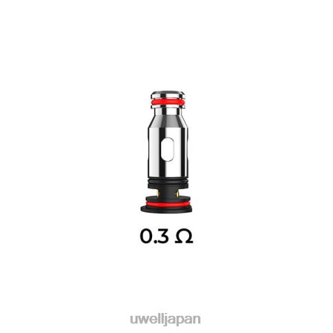 UWELL PA 交換用コイル | UWELL Tokyo 0.3Ω（4個パック） J0X2T82