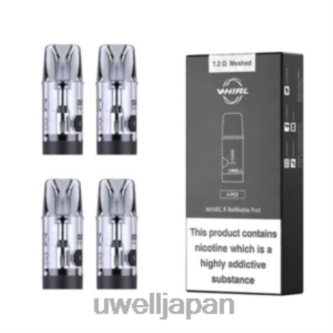 UWELL WHIRL F ポッド（4個パック） | UWELL Shop 1.2オーム J0X2T198