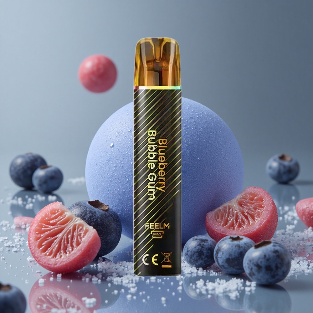 JNR Black&Golden 600+200パフ ブルーベリーバブルガム 2%ニコチン
