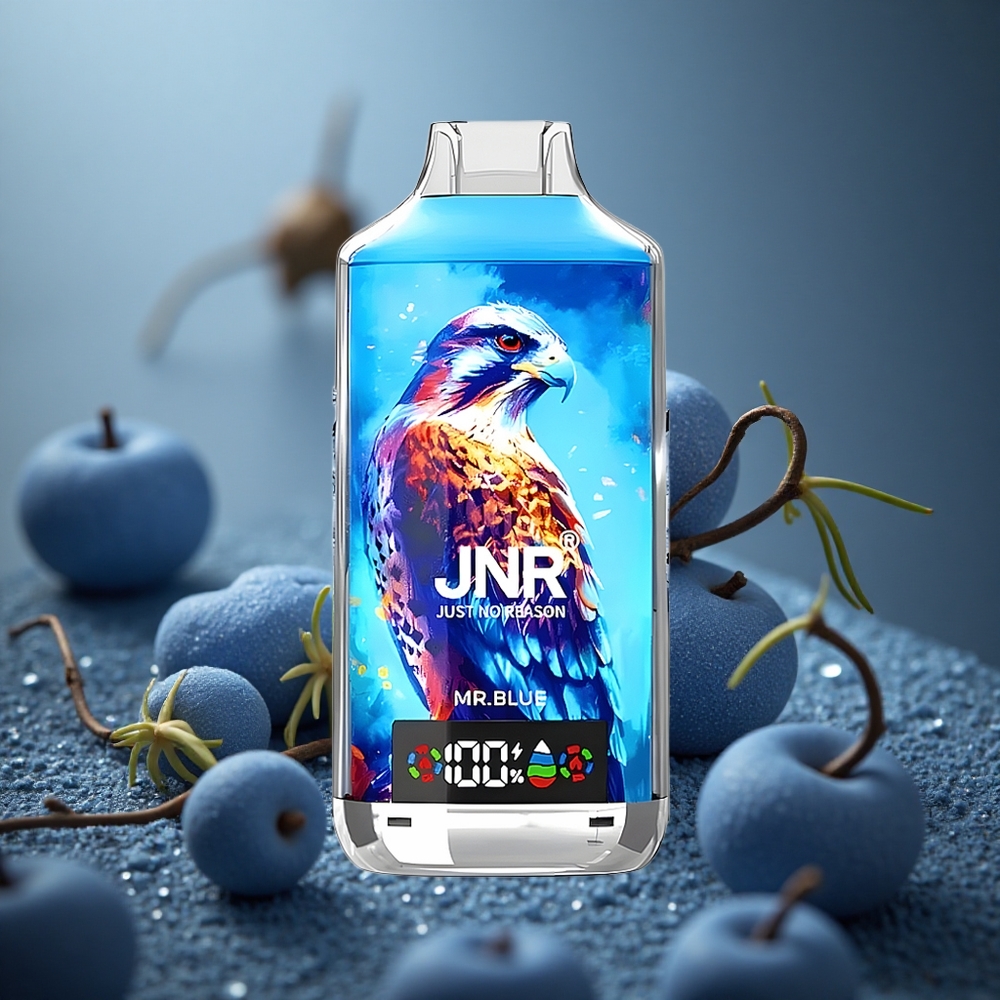 JNR Falcon X 18000パフ デュアルメッシュコイル 24ml ミスター・ブルー