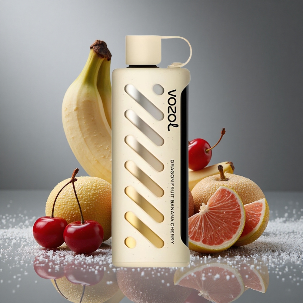 VOZOL Gear Shisha 25000 パフ ドラゴンフルーツ バナナ チェリー S.i.L.C テック デュアルメッシュ