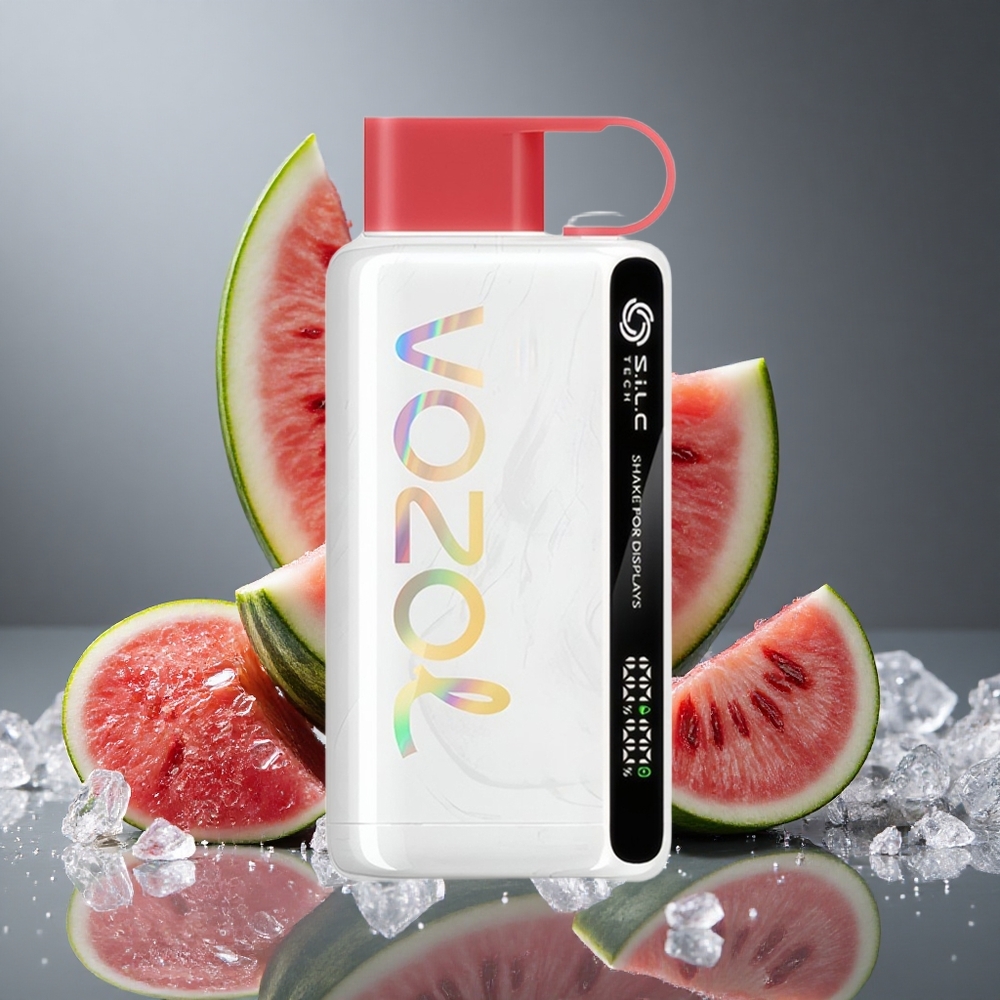 VOZOL STAR 9000/12000 ディスポーザブルベイプ スイカアイス リサイクルプラスチック製 650mAh バッテリー
